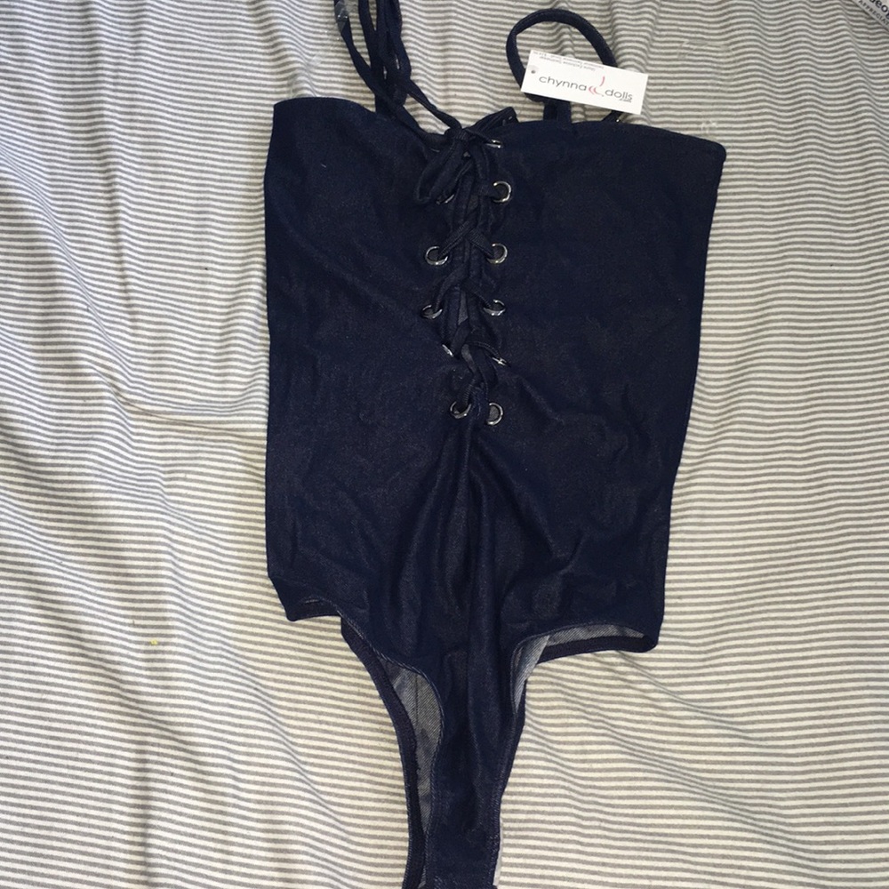 One-piece swim suit